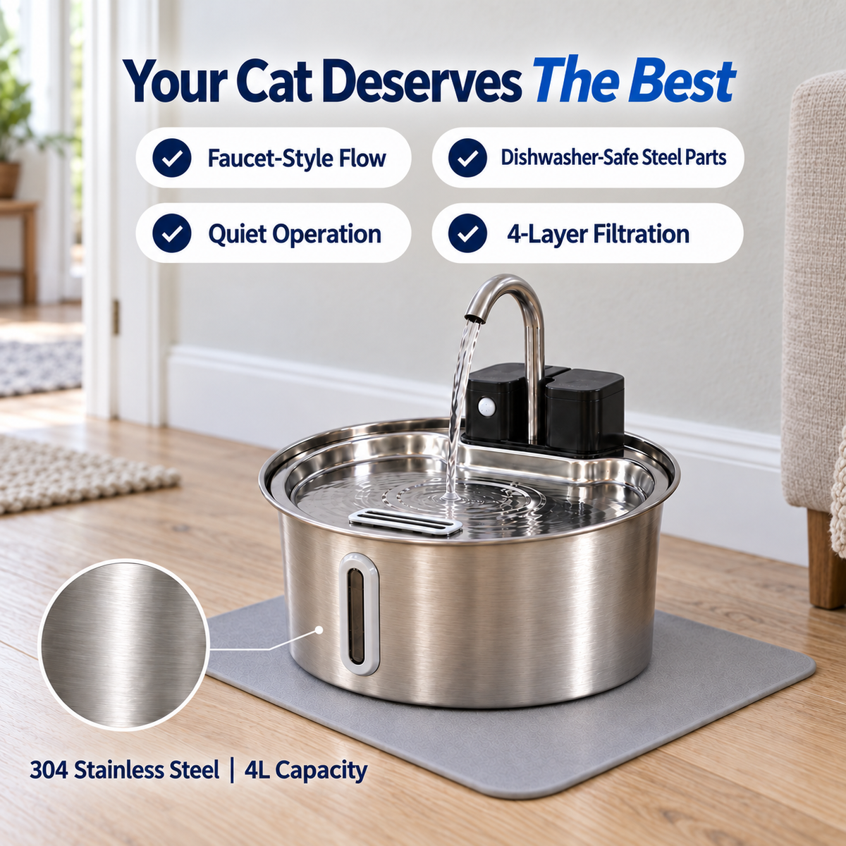 PurrCurrent Cat Water Fountain